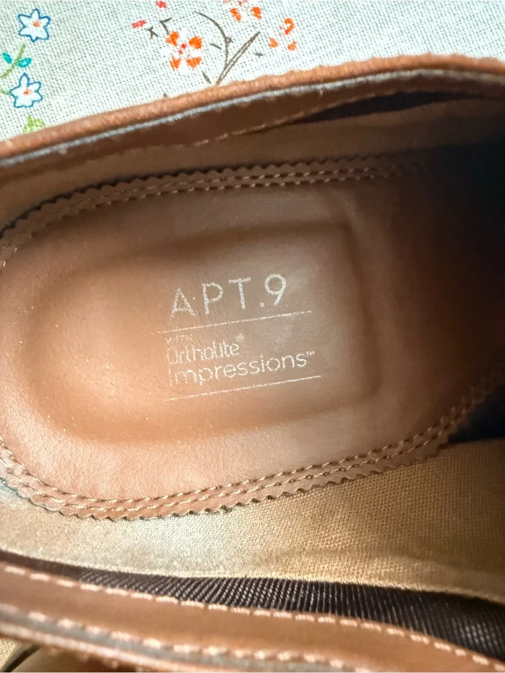 Apt. 9 Men's Tan Leather Lace-Up Derby Shoes